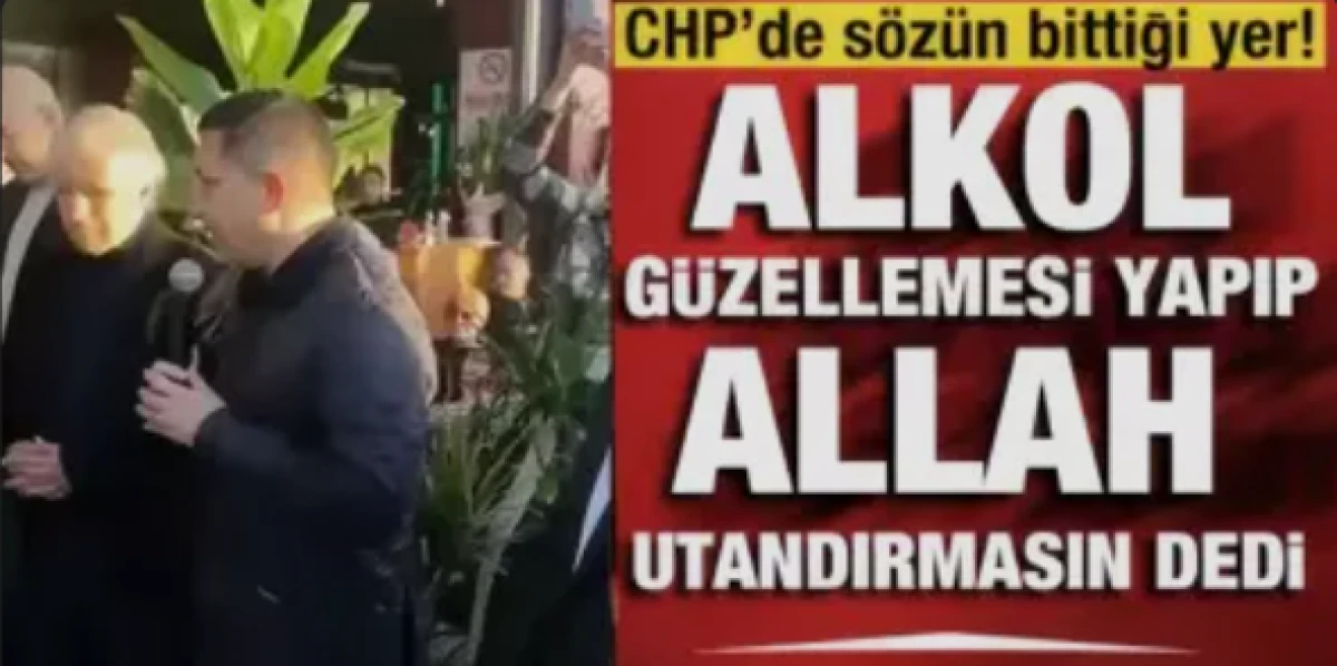 CHP&rsquo;li Başkan &Ouml;mer G&uuml;nel'den bar a&ccedil;ılışını ''Allah utandırmasın'' diyerek yaptı