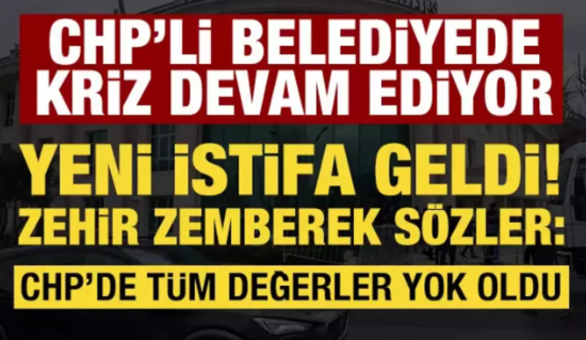 CHP'li Beykoz Belediyesi'nde kriz devam ediyor          