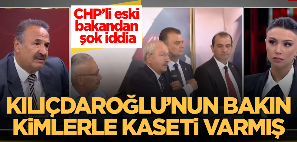 CHP'li eski bakandan şok iddia!                     