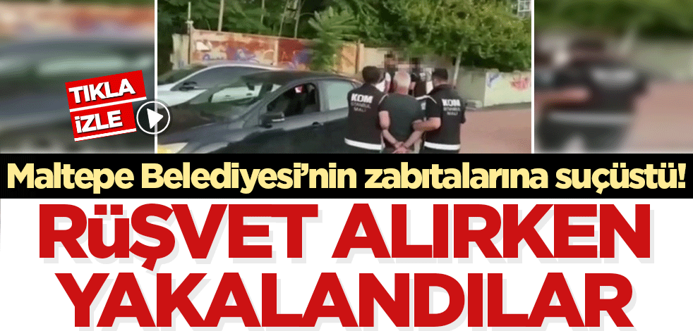 CHP'li Kadıköy Belediyesi personelinin rüşvet skandalı! Suçüstü yakalandılar..