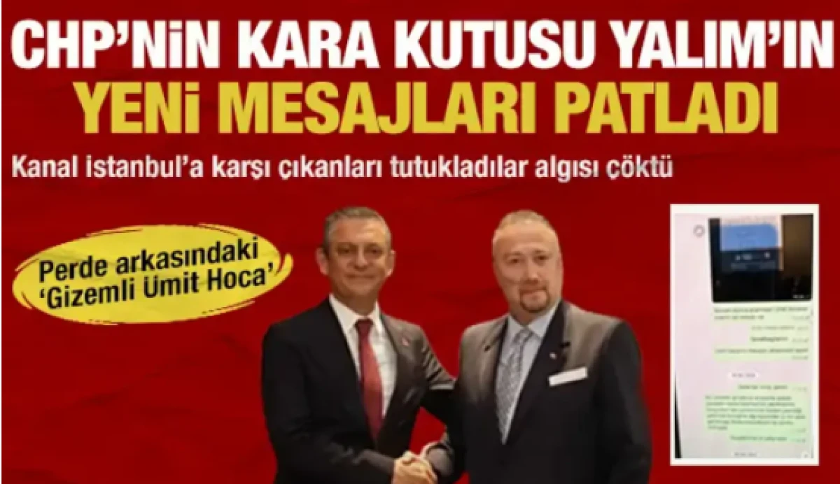 CHP'nin İSKİ operasyonunu Kanal İstanbul'la perdeleme planı deşifre oldu!