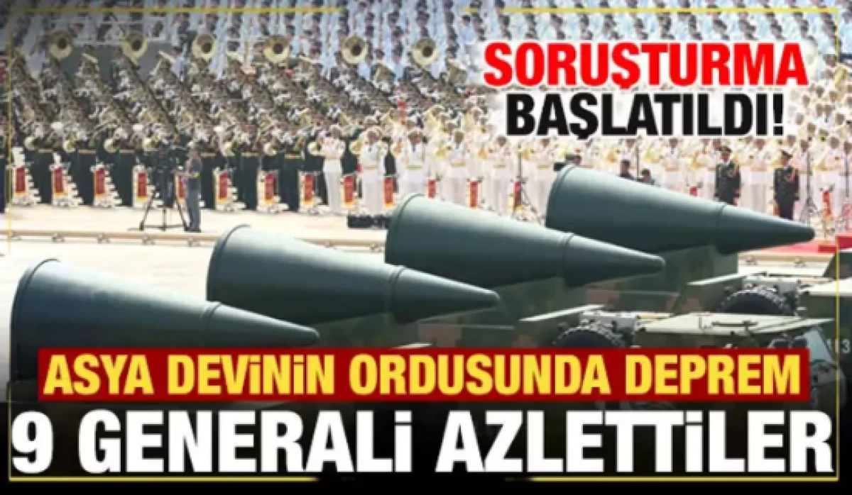 &Ccedil;in ordusunda deprem!                              