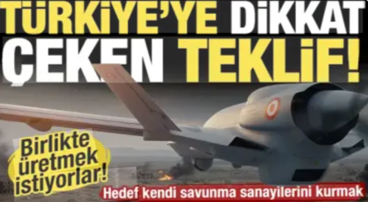 &Ccedil;in'den sonra T&uuml;rkiye'nin kapısını &ccedil;aldılar! Birlikte İHA &uuml;retmek istiyorlar.