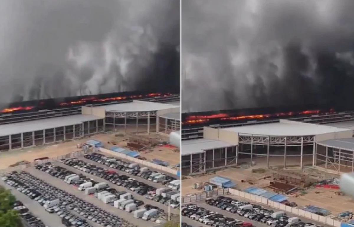 &Ccedil;inli otomotiv devi BYD'de korkutan yangın       