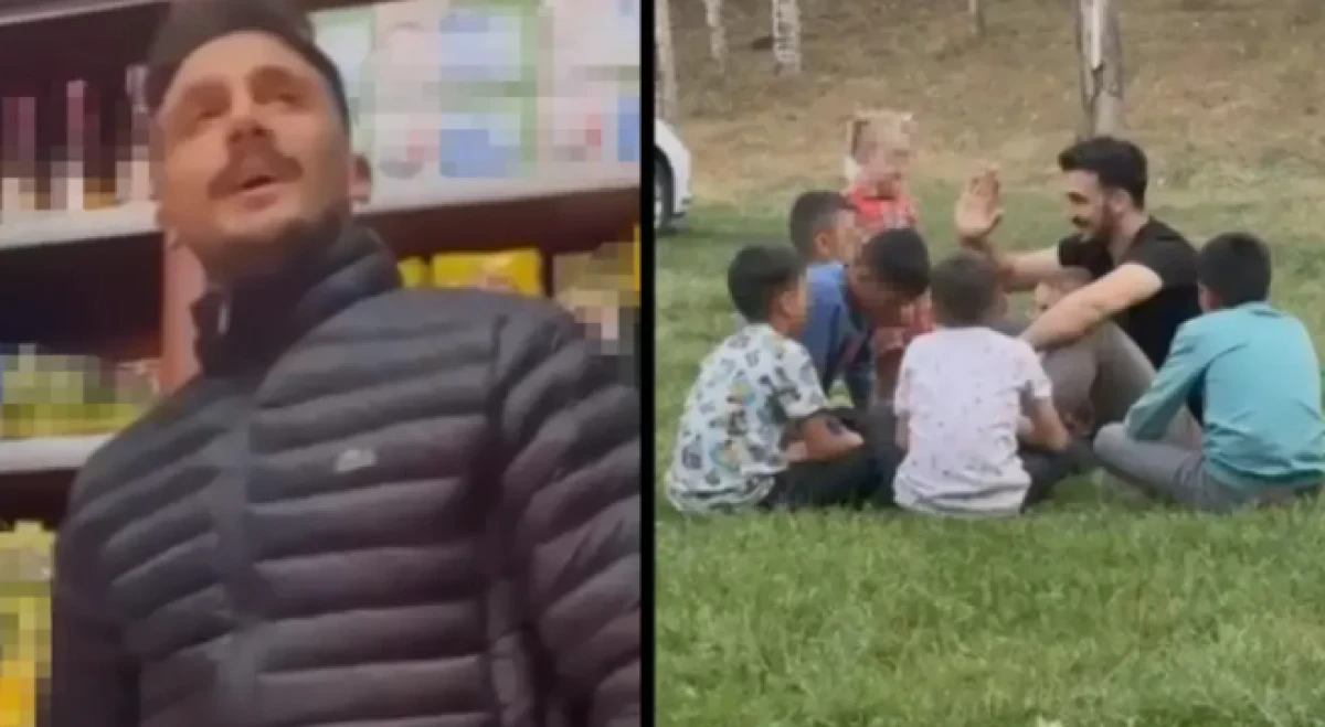 &Ccedil;orlu&rsquo;da şehit olan polis Emrah Ko&ccedil;&rsquo;un t&uuml;rk&uuml; s&ouml;yleyip &ccedil;ocuklarla eğlendiği anları