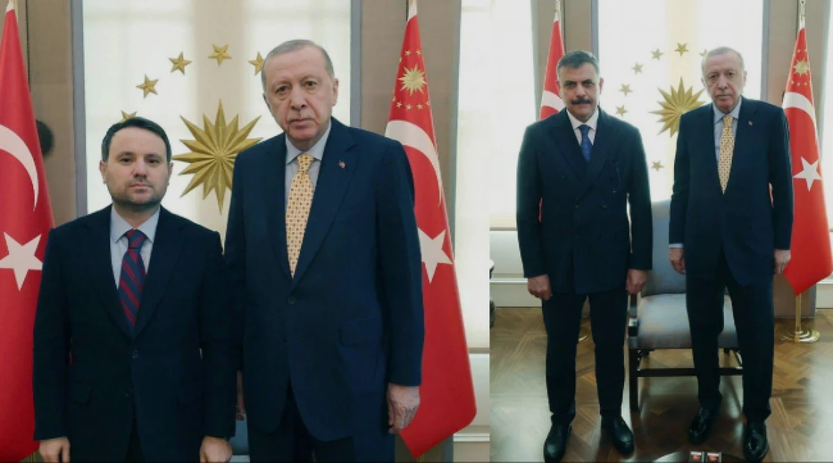 Cumhurbaşkanı Erdoğan G&uuml;rlek ve &Ccedil;ift&ccedil;i'yi kabul etti!