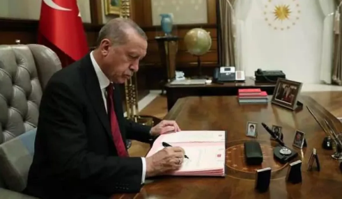 Cumhurbaşkanı Erdoğan imzaladı               