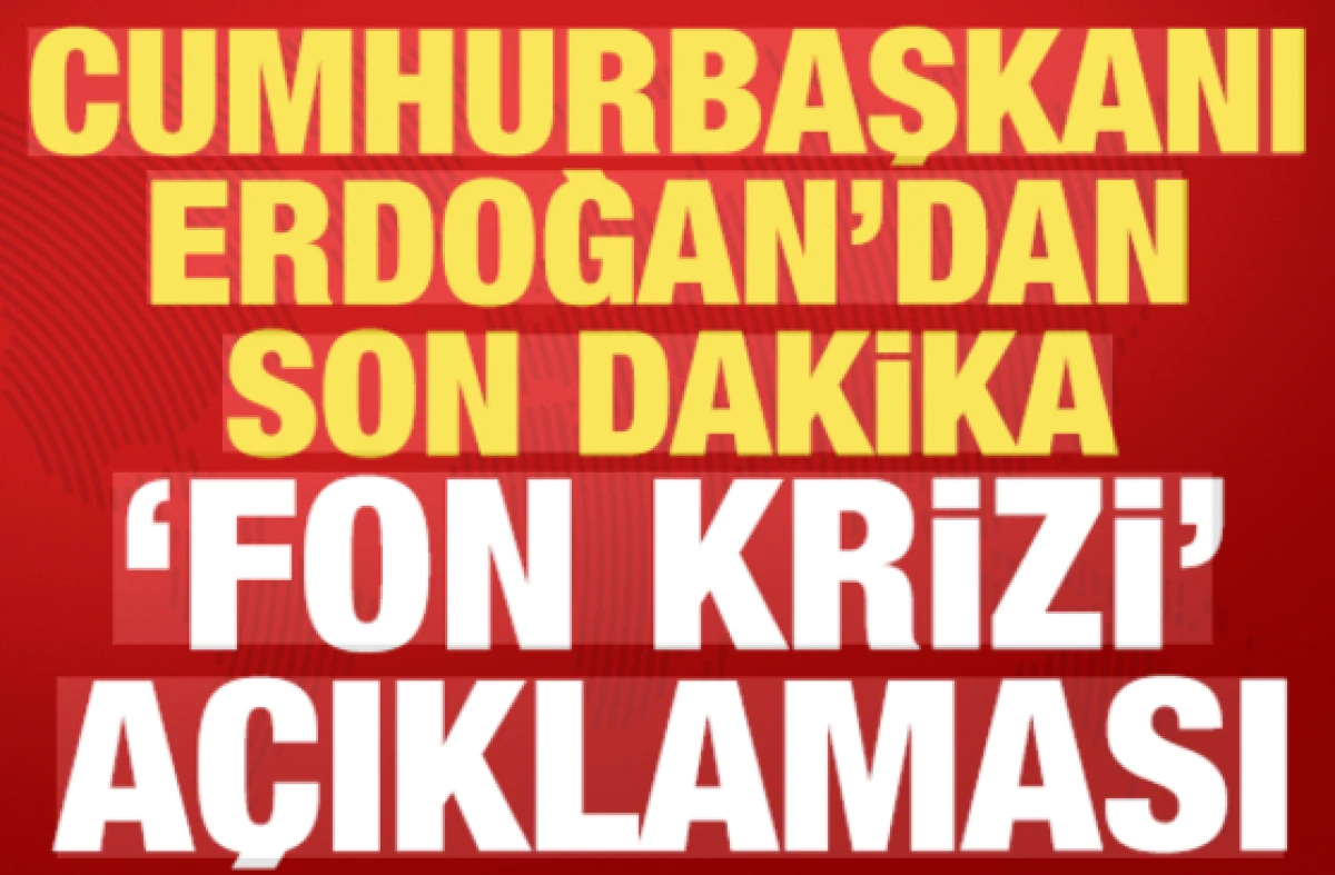 Cumhurbaşkanı Erdoğan'dan Meclis'te fon krizi &ccedil;ıkışı: Kimsenin hakkını yedirmeyeceğiz