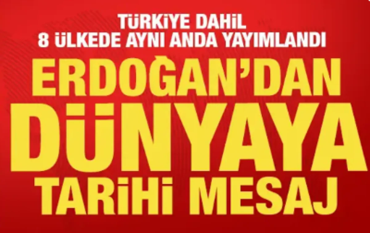 Cumhurbaşkanı Erdoğan'dan T&uuml;rk d&uuml;nyasına tarihi &ccedil;ağrı: 21. y&uuml;zyıl bizim y&uuml;zyılımız olacak
