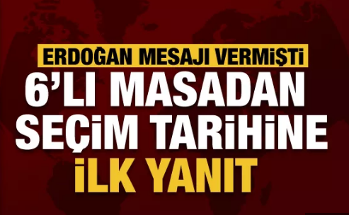 Cumhurbaşkanı Erdoğan'ın 14 mayıs olarak mesajını verdiği seçim tarihine CHP'den ilk tepki 