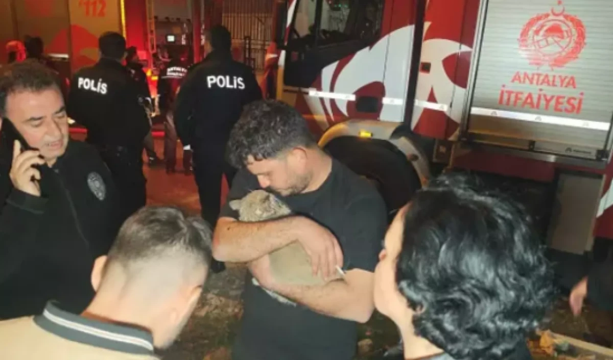 Daireyi alevler sardı!                                        