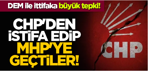 DEM ile ittifaka büyük tepki!                