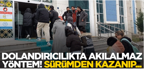 Dolandırıcılıkta akılalmaz yöntem!                      