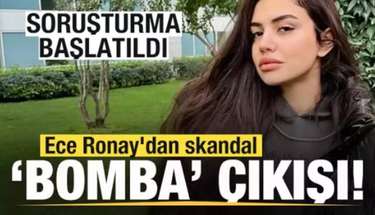 Ece Ronay'dan skandal 'Bomba' &ccedil;ıkışı!              