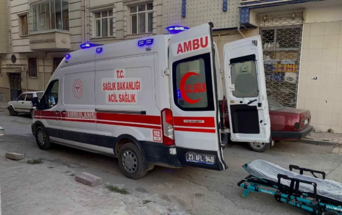 Elazığ'da anne çocuklarının gözü önünde boğazını kesti! 