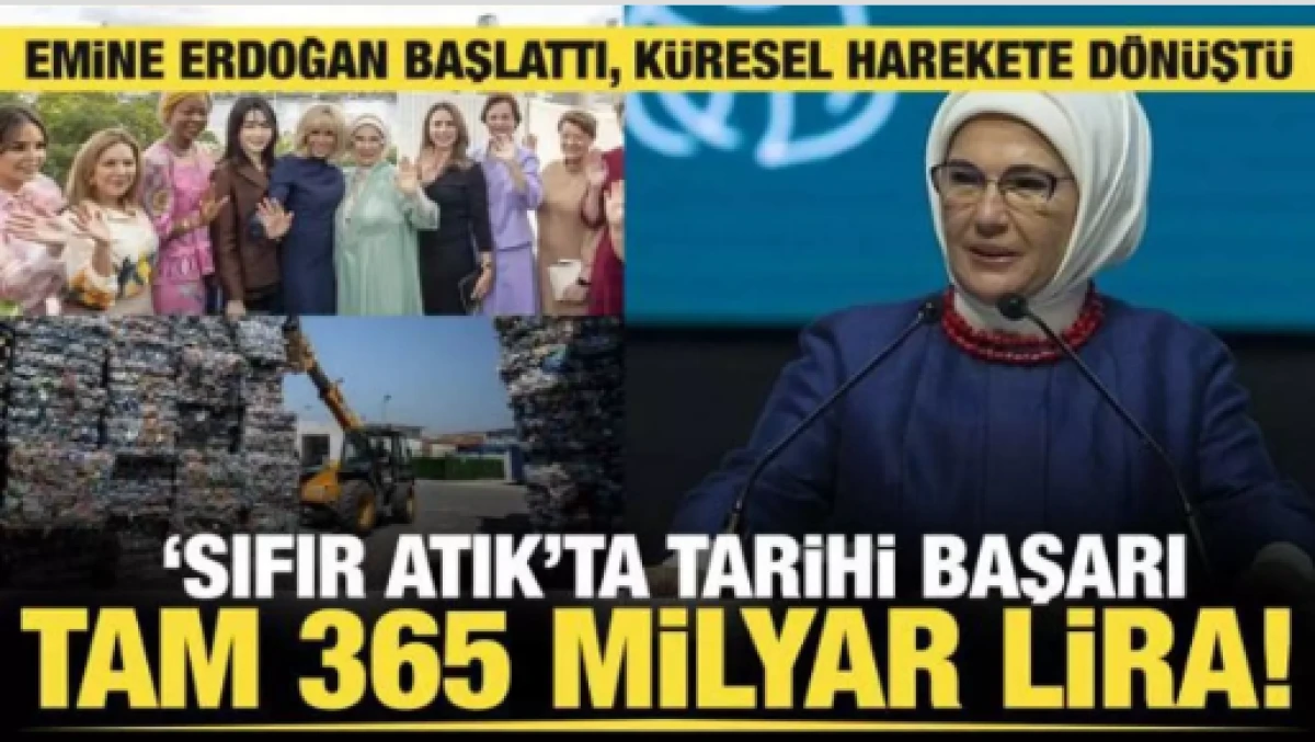 Emine Erdoğan: Gıda israfının faturasını t&uuml;m insanlık &ouml;d&uuml;yor     