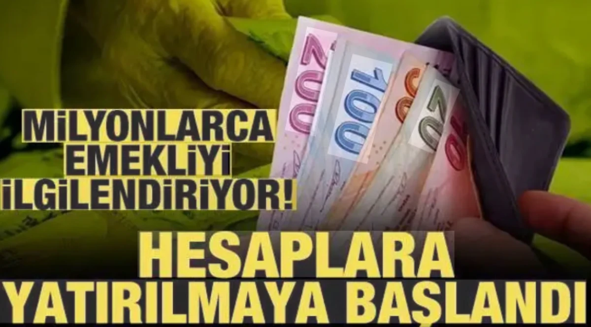 En d&uuml;ş&uuml;k emekli aylığı fark &ouml;demeleri hesaplara yatırıldı