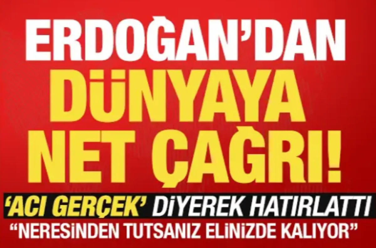 Erdoğan acı ger&ccedil;ek diyerek d&uuml;nyaya &ccedil;ağrı yaptı: 'Adalet sistemi ağır yaralı'