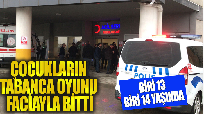 Erzincan'da çocukların silahla oyunu ölüm getirdi