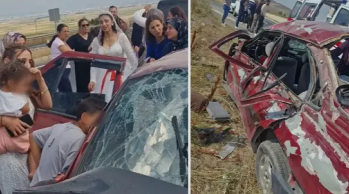 Erzurum'da d&uuml;ğ&uuml;n konvoyunda feci kaza: &Ouml;l&uuml; ve yaralılar var!