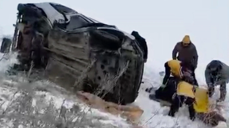 Erzurum'da katliam gibi kaza!               