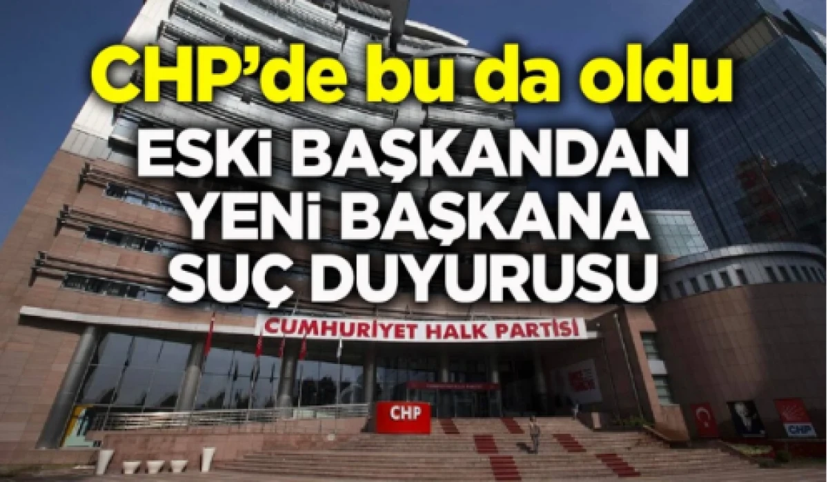 Eski başkandan yeni başkana suç duyurusu! 