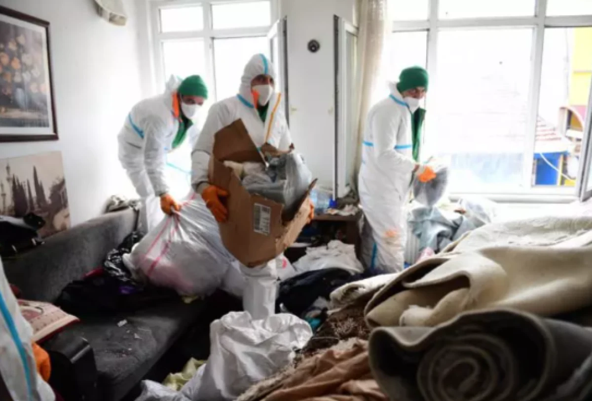 Eve giren ekipler şoke oldu                           