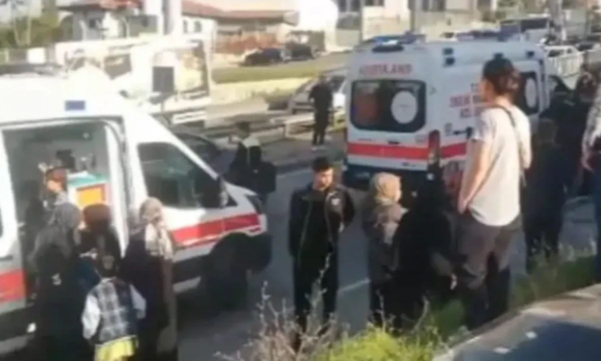 Evlatlarını kurtarmak i&ccedil;in kendini feda etti: &Uuml;zerine minib&uuml;s devrilen anne kurtarılamadı