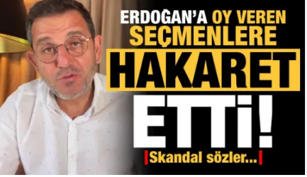 Fatih Portakal'dan skandal sözler! Erdoğan'a oy veren seçmenlere hakaret etti