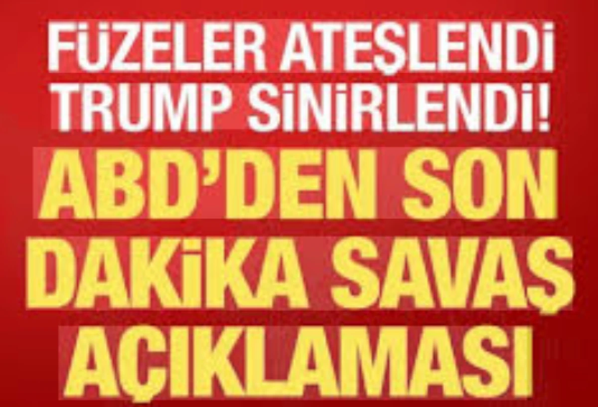F&uuml;zeler ateşlendi, Trump sinirlendi: Derhal durun!