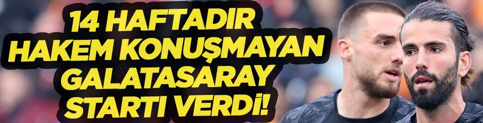 Galatasaray bir yenildi, tüm futbolcular hakeme yüklendi! Herkesi şok edecek detayı paylaştı...