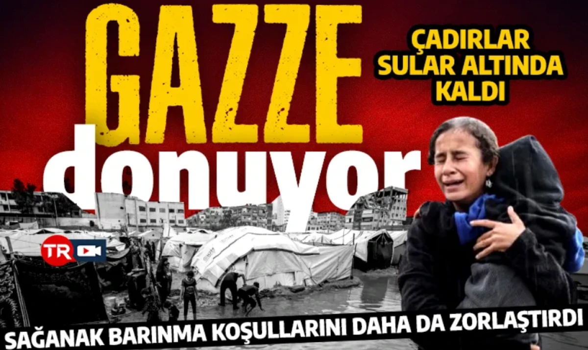 Gazze donuyor!