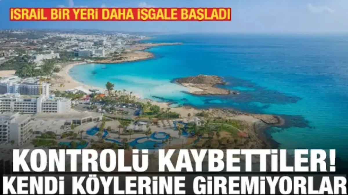 G&uuml;ney Kıbrıs'ta İsrail işgali b&uuml;y&uuml;yor: Rumlar k&ouml;ylerine giremiyor
