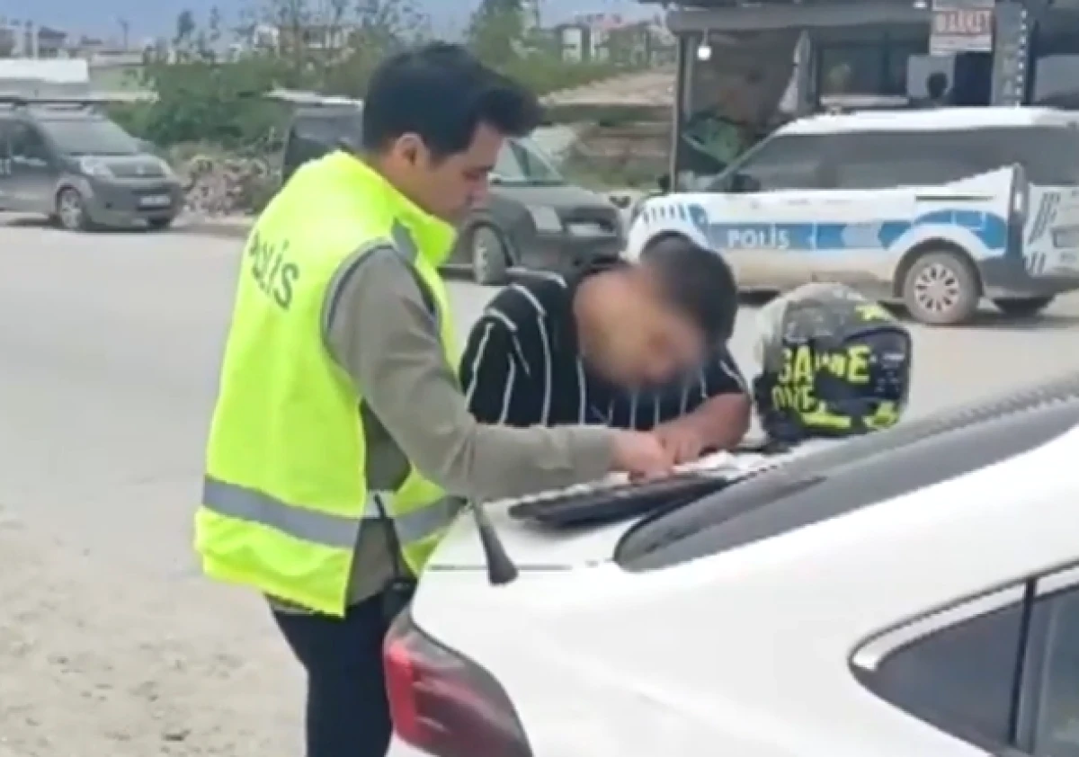 Hatay'da 8 saniyelik akrobatik şov 69 bin TL'ye patladı