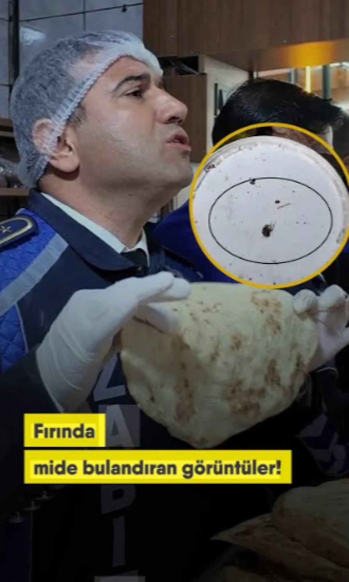 Hatay'da ekmek fırınında mide bulandıran g&ouml;r&uuml;nt&uuml;! Fare, karınca, b&ouml;cek...