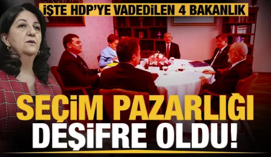 HDP'ye 4 bakanlık                                 