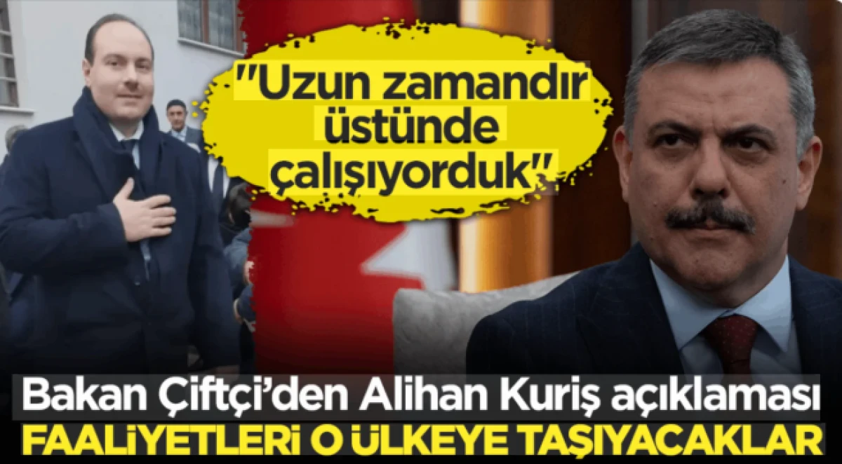 İ&ccedil;işleri Bakanı &Ccedil;ift&ccedil;i'den Alihan Kuriş a&ccedil;ıklaması