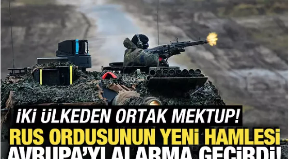 İki &uuml;lkeden ortak mektup!                