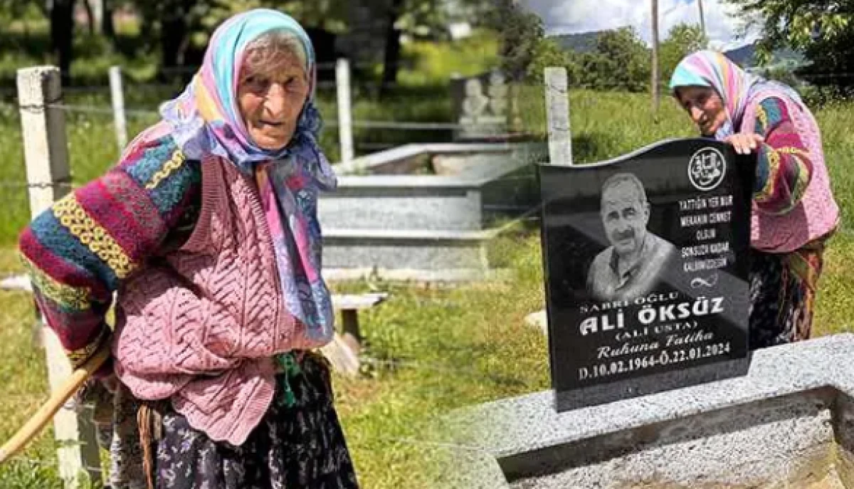 İki yıl arayla eşi ve oğlunu kaybetti! Fatime ninenin mezarlıkta ge&ccedil;en &ouml;mr&uuml;