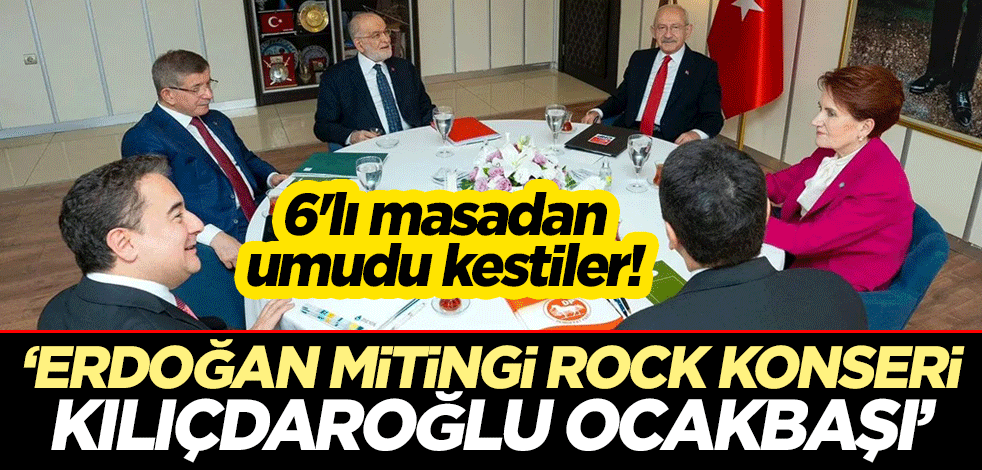 İngiliz The Economist 6'lı masadan umudu kestiler! Erdoğan mitingi rock konseri Kılıçdaroğlu ocakbaşı