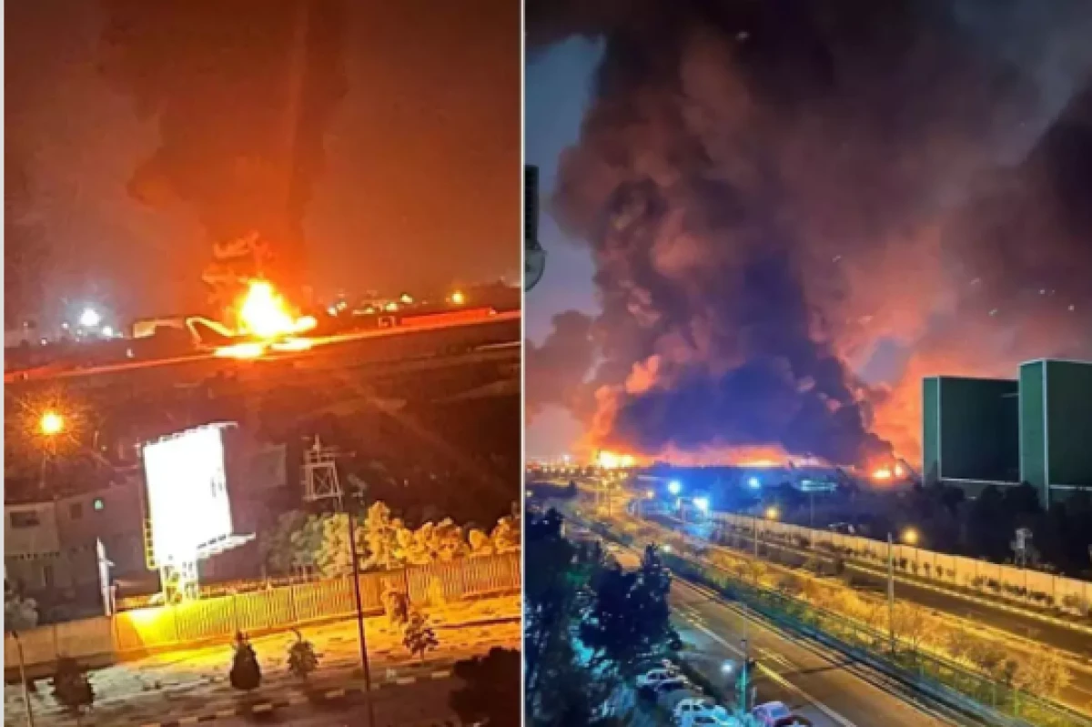 İran'da uluslararası havalimanı vuruldu                              