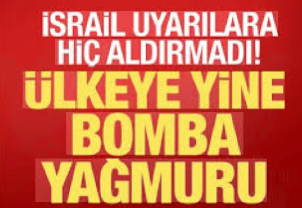 İsrail İran'ın uyarısına aldırmadan vurdu