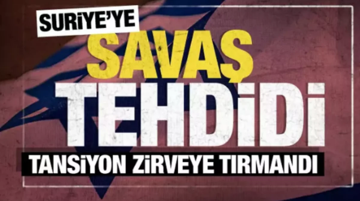 İsrailli bakandan Suriye'ye tehdit!         