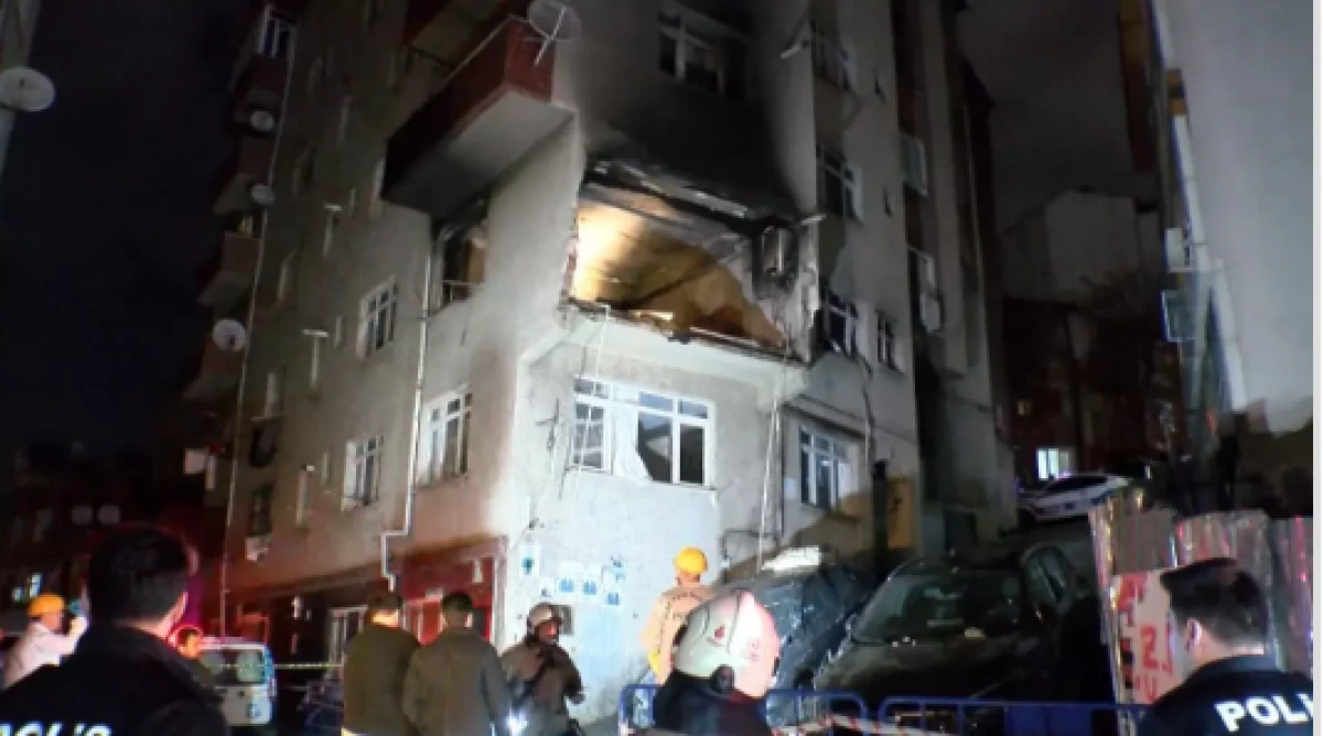 İstanbul'da bir binada patlama!            