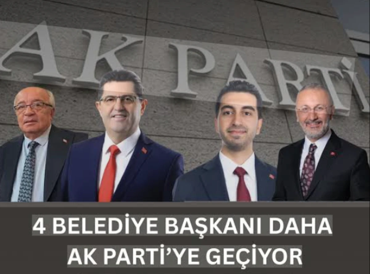 İstanbul'da dengeleri değiştirecek iddia: 4 belediye başkanı AK Parti'ye ge&ccedil;iyor!