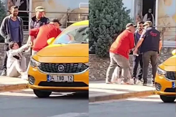 İstanbul'da genç bir kadın bıçak zoruyla taksiye bindirildi 
