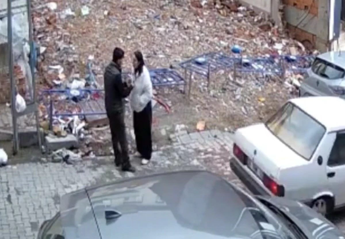 İstanbul'da kadına şiddet!               