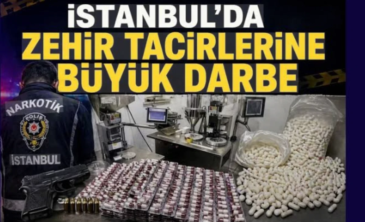 İstanbul'da zehir tacirlerine 200 milyonluk darbe: 6 g&ouml;zaltı!