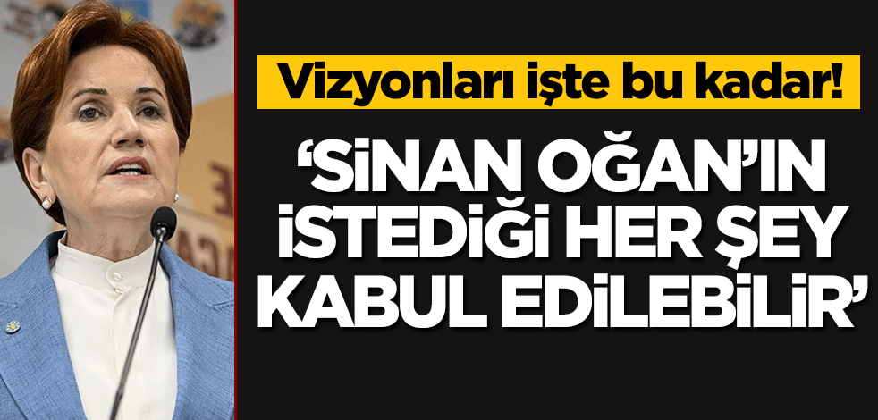 İşte vizyon işte liderlik farkı! Erdoğan 'Sinan Oğan'a boyun eğmeyeceğim' derken Akşener bakın ne dedi...