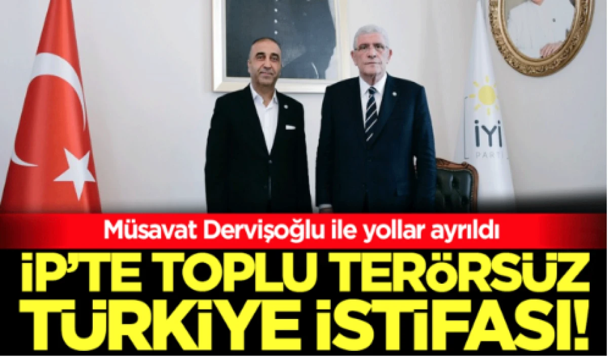 İYİ Parti'de toplu ''Terörsüz Türkiye'' istifası 